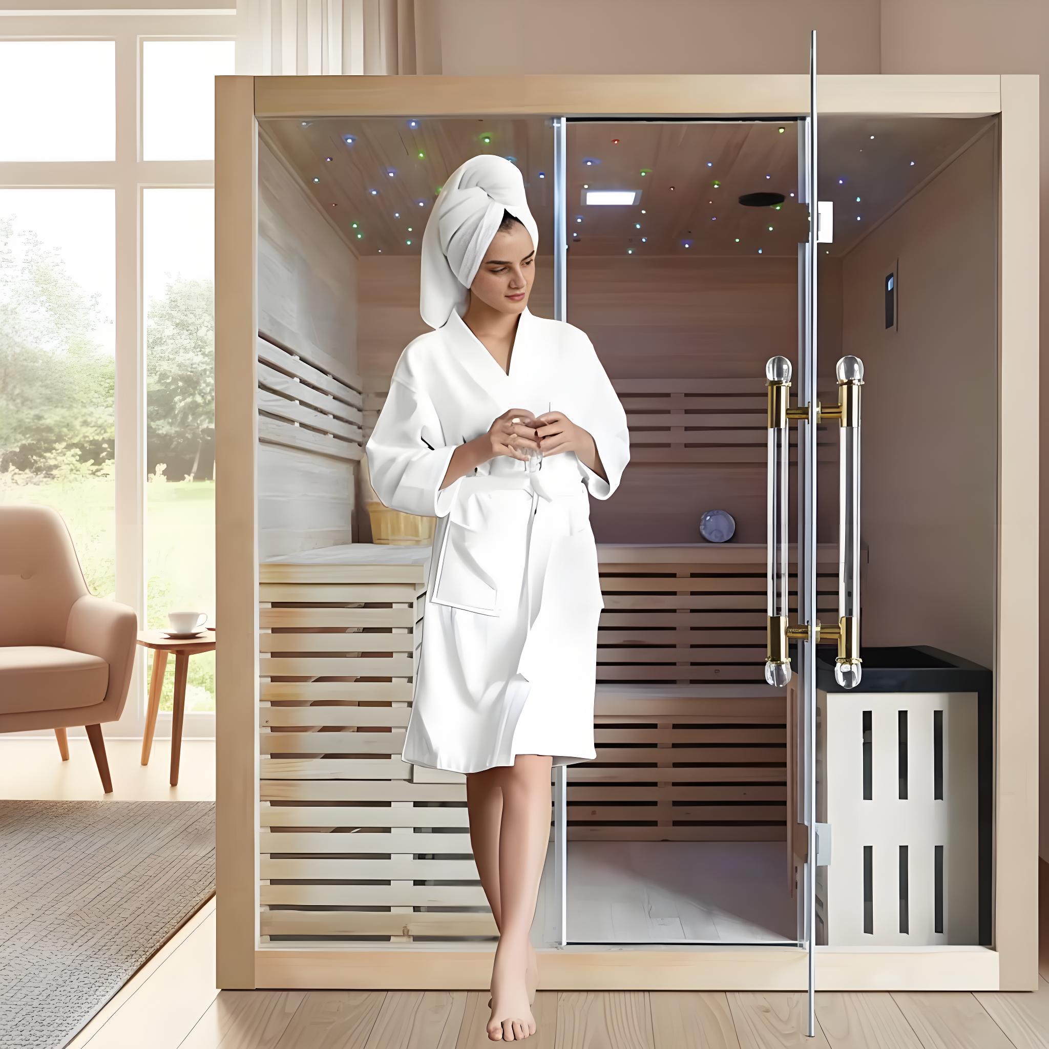 Sauna extérieur en bois, type  - Spa Wellness Family avis et prix