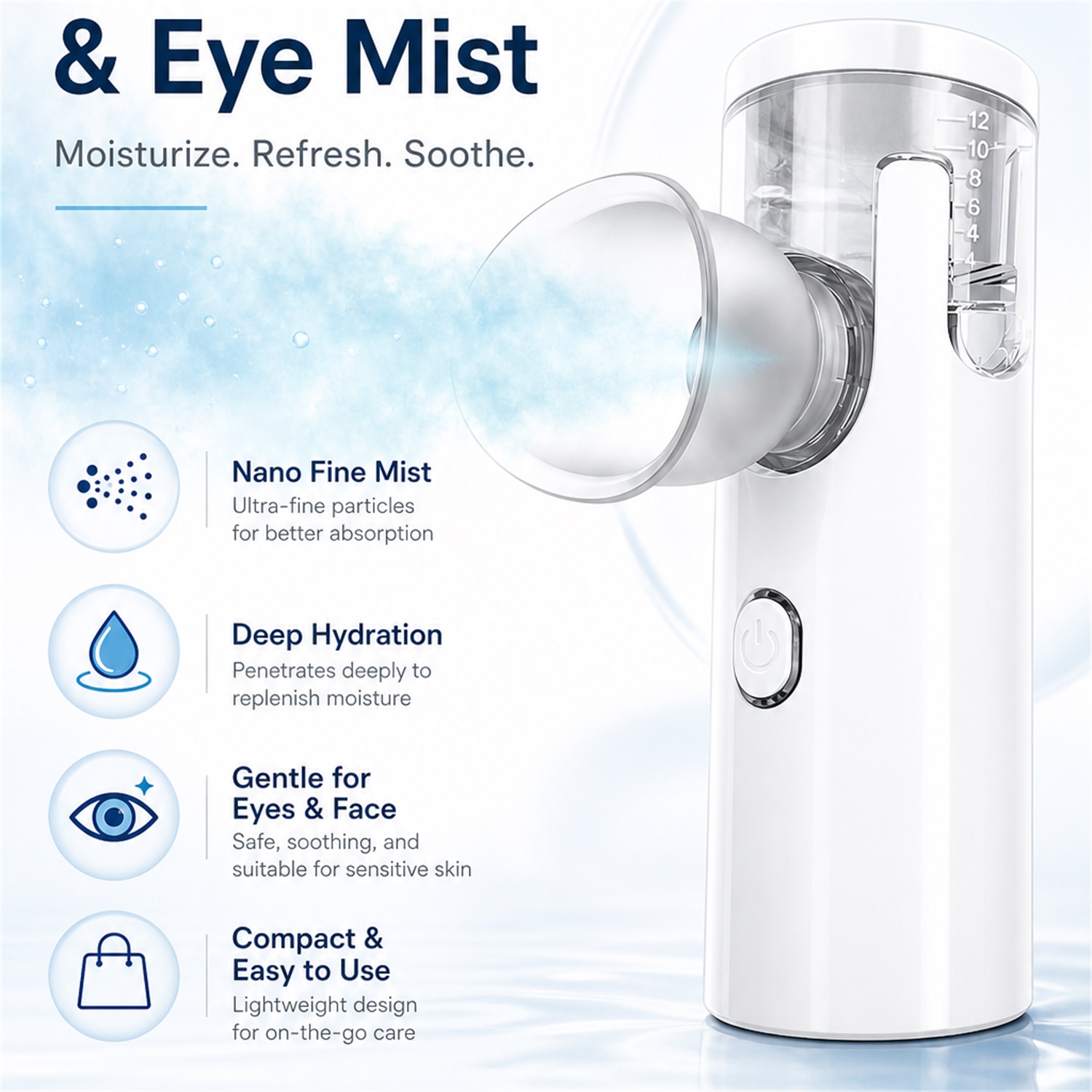 Nano-pulvérisateur oculaire él - Facial Steamer Nano avis et prix