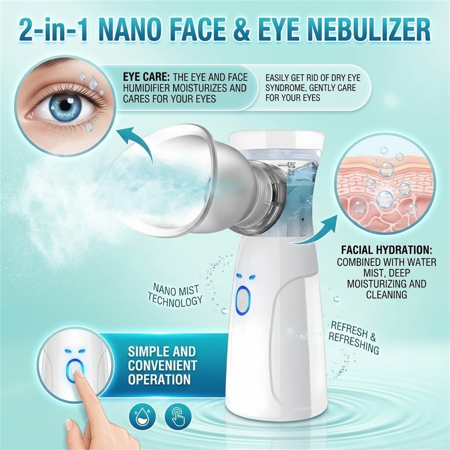 Nano-brumisateur facial portab - Facial Steamer Nano avis et prix